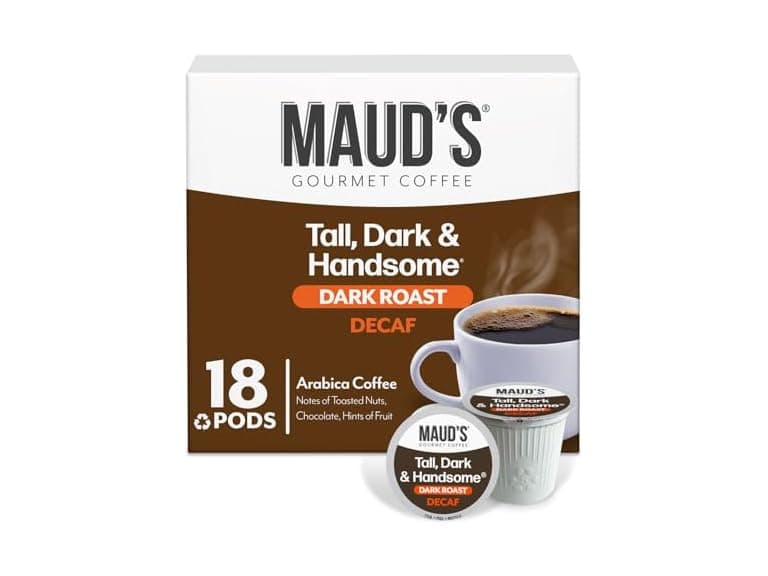 Maud's Decaf Dark Roast Coffee Pods, 18 ct - Image 1