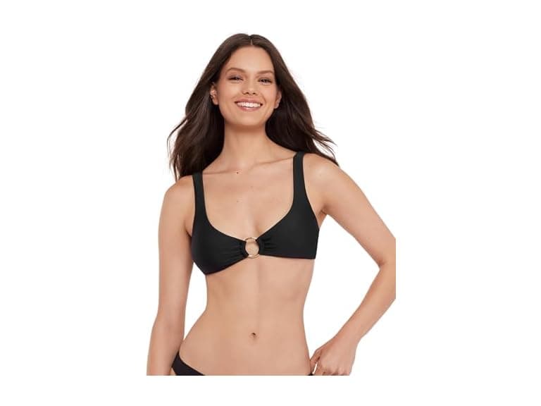 Steve Madden Women Ring Front Swim Bralette Top - Image 1