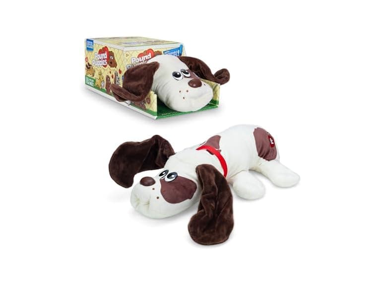 POUND PUPPIES Cream with Medium Brown Spots Plush Toy - Image 1