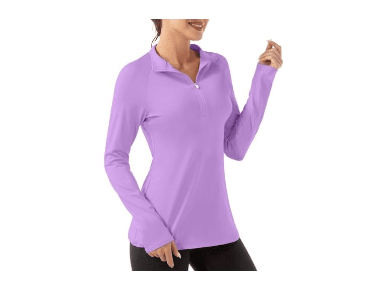 Fkeep Women Polo Shirts Long Sleeve UPF 50+ V Tops - Image 1
