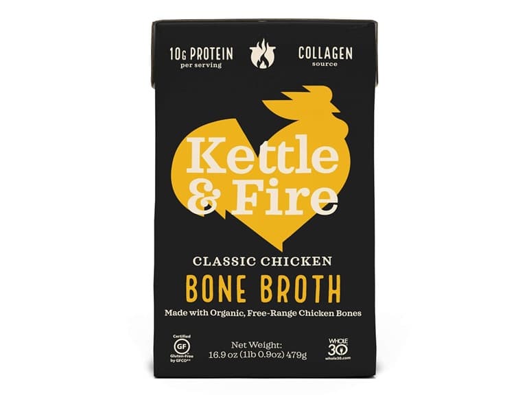 6Pk Chicken Bone Broth Soup by Kettle and Fire - Image 1