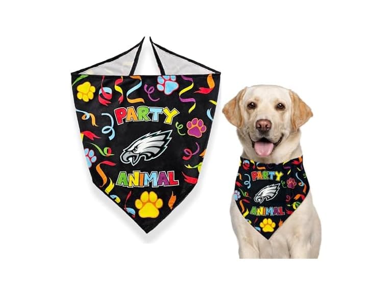 NFL Philadelphia Eagles Pet Birthday Bandana, Large/X-Large - Image 1