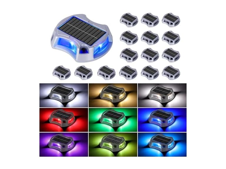 Bosceos Solar Driveway Lights 16-Pack - Image 1
