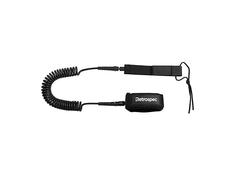 Retrospec Stand Up Paddle Board Helix Coiled Leash - Image 1