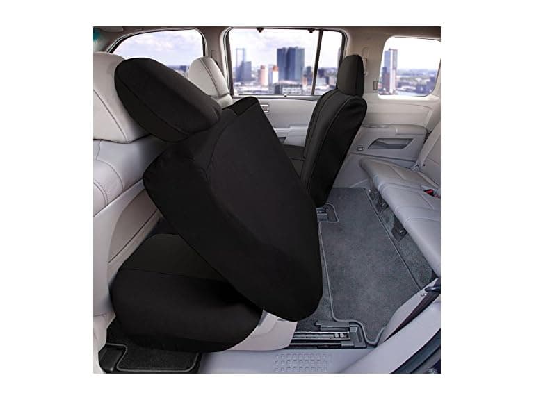 FH Group Full Cover Rear Bench Car Seat Cover - Image 1