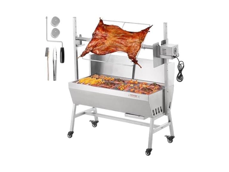 VEVOR Rotisserie Grill with Windscreen - Image 1