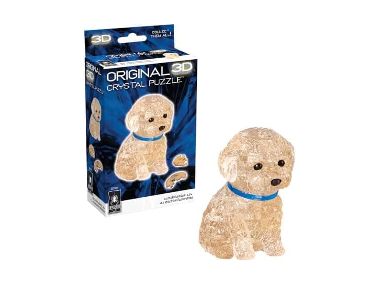 Apricot Poodle Crystal 3D Puzzle - Image 1