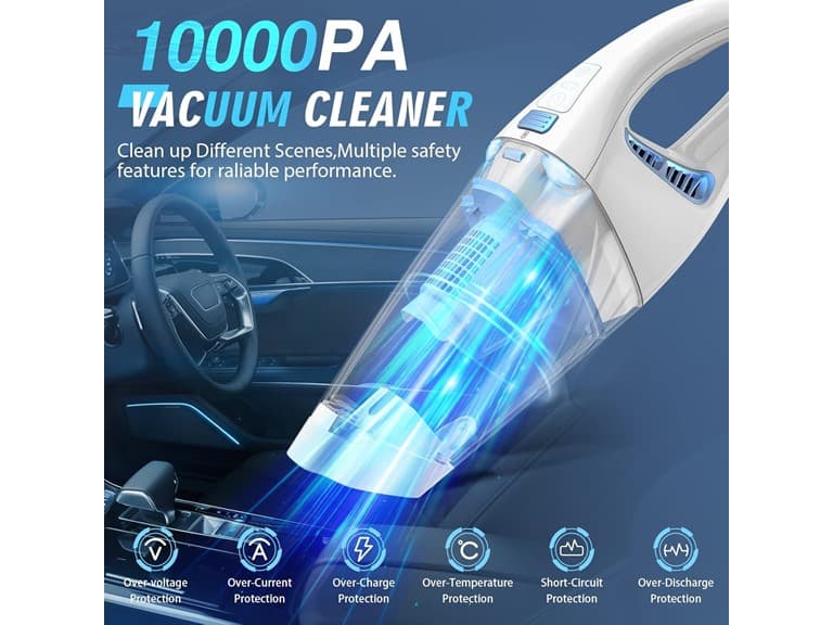 FUOAYOC Handheld Cordless Vacuum - Image 1