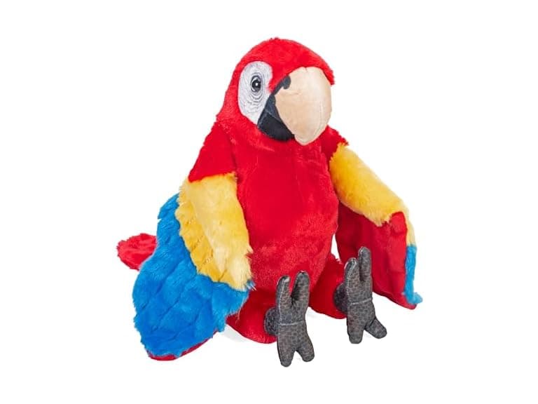 Wild Republic Artist Collection Eco Scarlet Macaw - Image 1