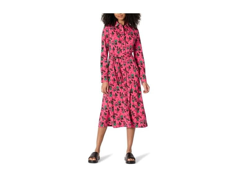 Amazon Essentials Women (L) Regular-fit Midi Dress - Image 1