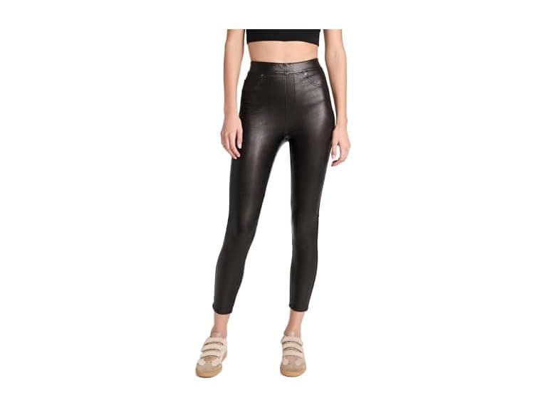Spanx Women (S) Leather Like Ankle Skinny Pants - Image 1