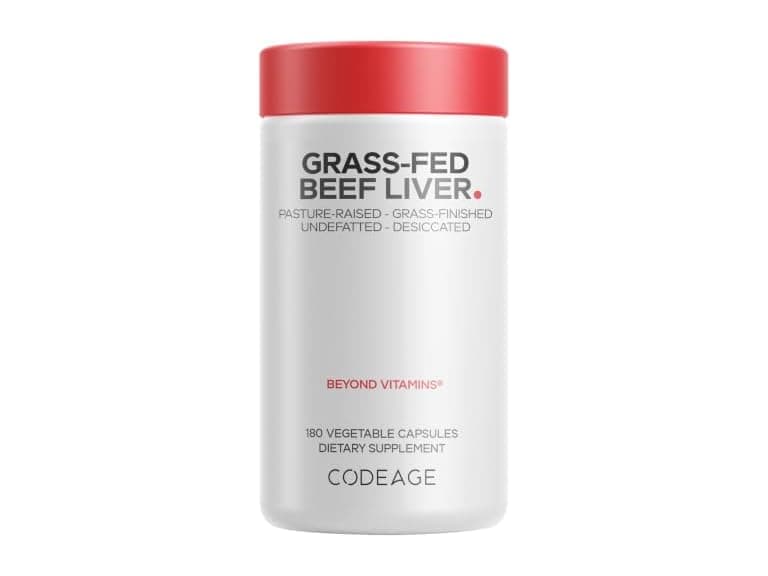 Codeage Grass-Fed Beef Liver 180 Caps - Image 1