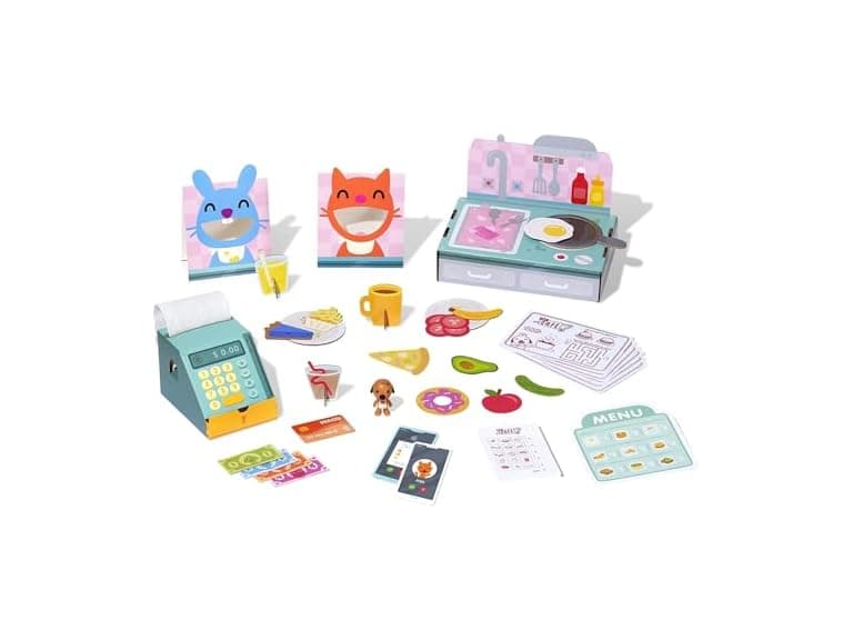 Sago Mini Pet Café Activity Box w Pretend Play Kitchen - Image 1