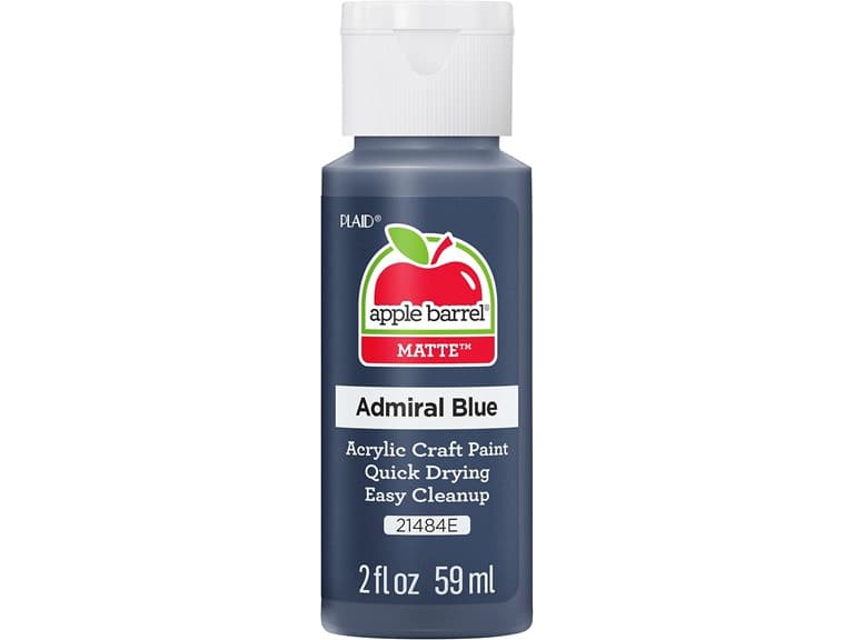 Apple Barrel Acrylic Paint 2oz Admiral Blue - Image 1
