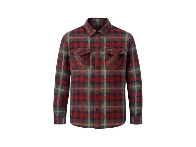 Field & Stream Mens Bismuth Acrylic Plaid Shirt - Image 1