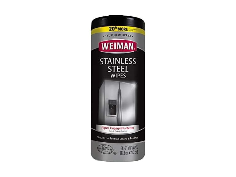 Weiman Stainless Steel Wipes 30 Count - Image 1