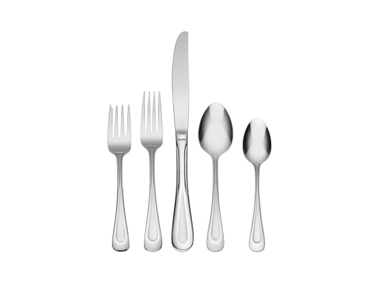 Oneida Silverware Set, Satin Sand Dune 20-Piece - Image 1