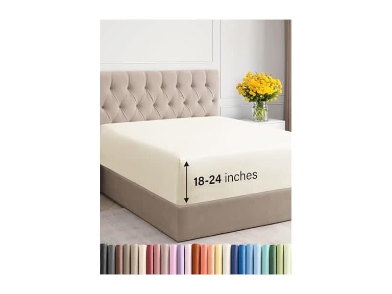 Hotel Luxury Single Fitted Sheet Only - Image 1