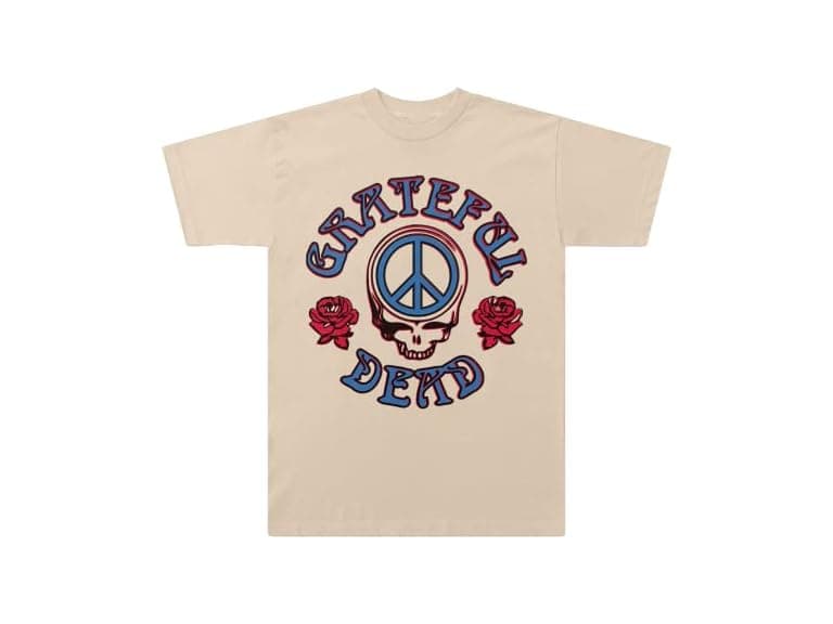 Grateful Dead (XL) Exclusive Simple Peace Tee - Image 1