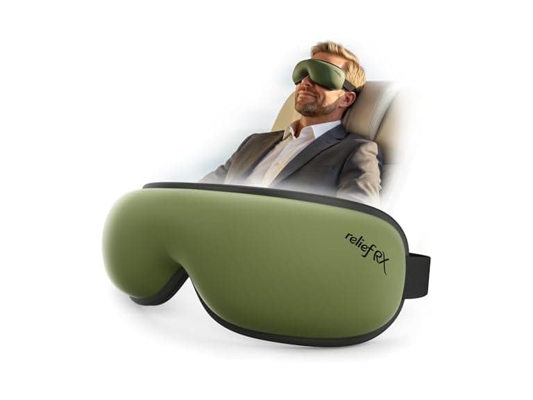 ReliefRX Eye Massager Heat/Cool Sage Green - Image 1