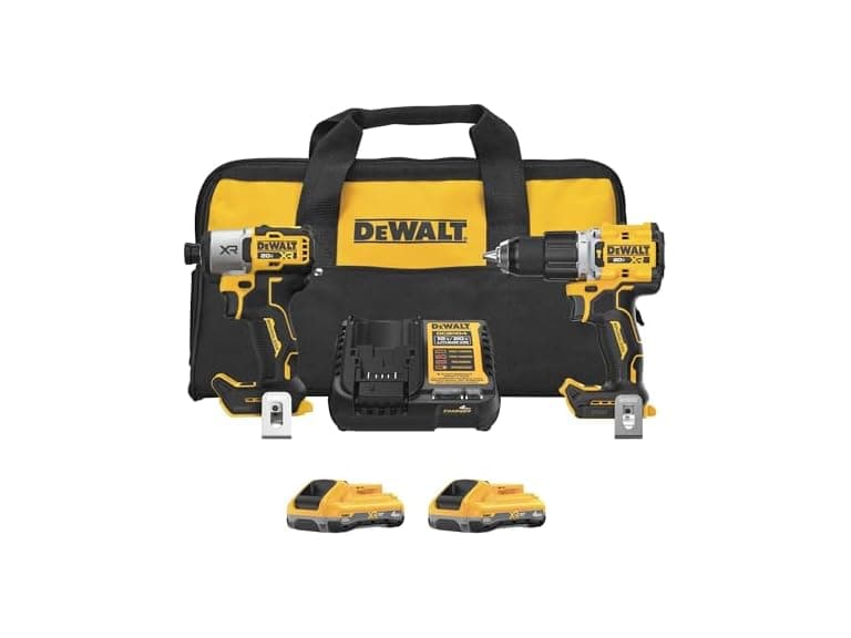 DEWALT DCK250QQ2 20V MAX XR Driver and Drill Kit - Image 1