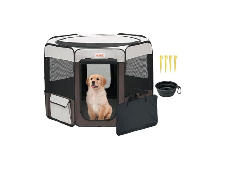 VEVOR Foldable Pet Playpen - Image 1