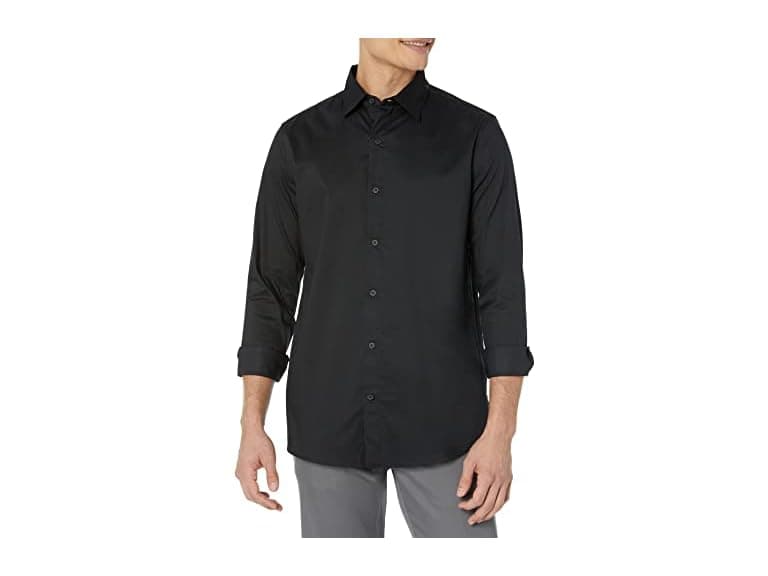 Amazon Essentials Mens LS WR Stretch Dress Shirt - Image 1