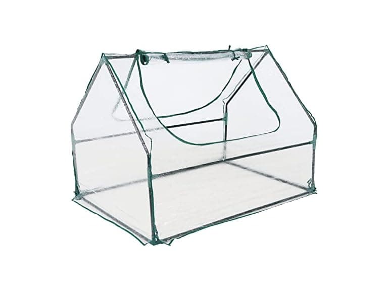 Sunnydaze Decor HB-535 Mini Greenhouse 4x3 Clear - Image 1