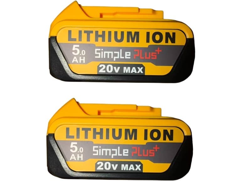 Simple Plus+ 2Pack 20V 5.0Ah Replacement Batteries - Image 1