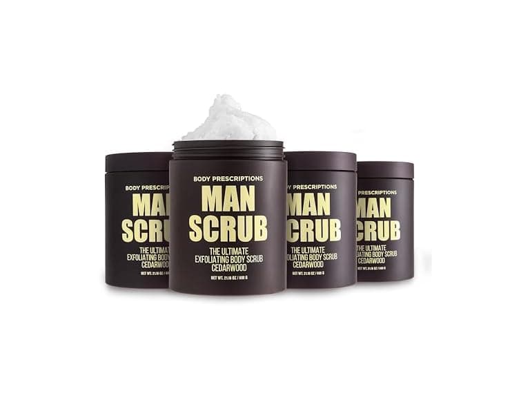 4Pk Mens Exfoliating Body Scrub - Image 1