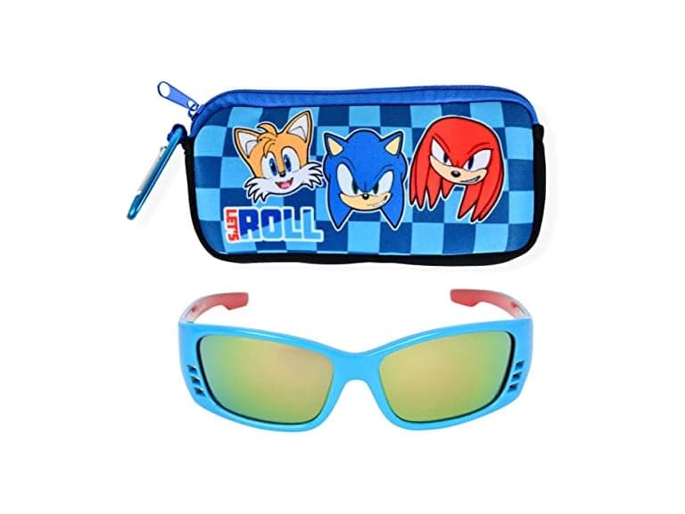 Sonic The Hedgehog Sunglasses w-Case - Image 1