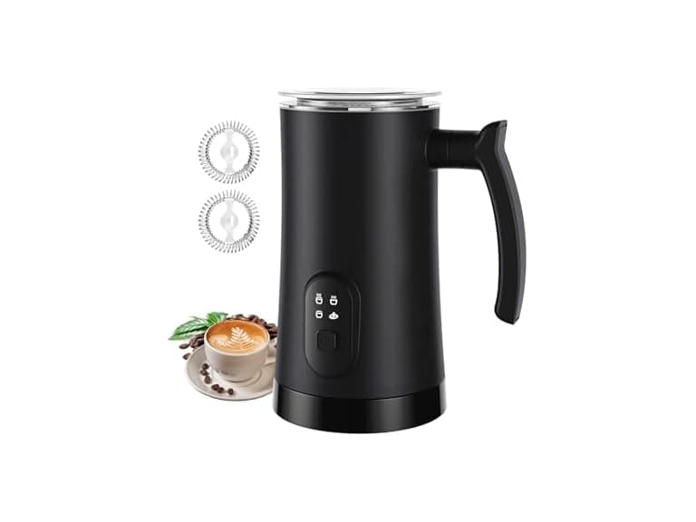 MUMAO Milk Frother, 4-in-1 Electric Milk Steamer - Image 1