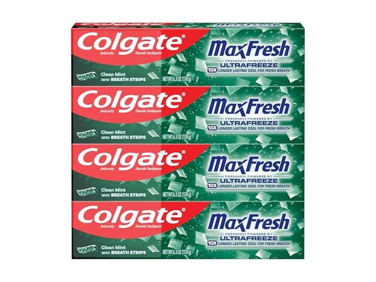 (8-Pack) Colgate MaxFresh Toothpaste Pack, 6.3 oz - Image 1