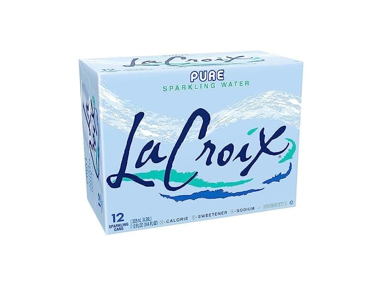 12PK La Croix Sparkling Water, Pure, 12 Fl Oz - Image 1