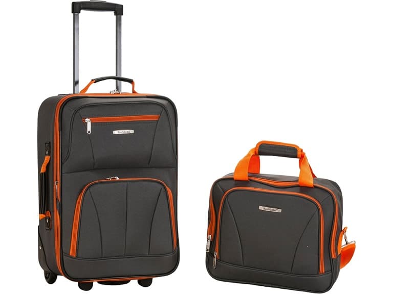 Rockland Fashion Softside Upright Luggage Set - Image 1