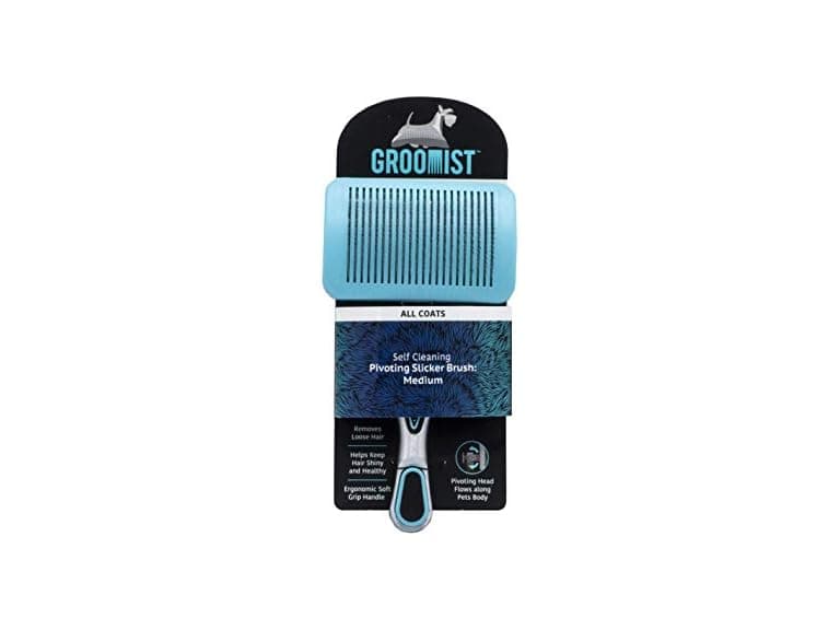 Groomist Ergonomic Pivoting Slicker Brush for - Image 1