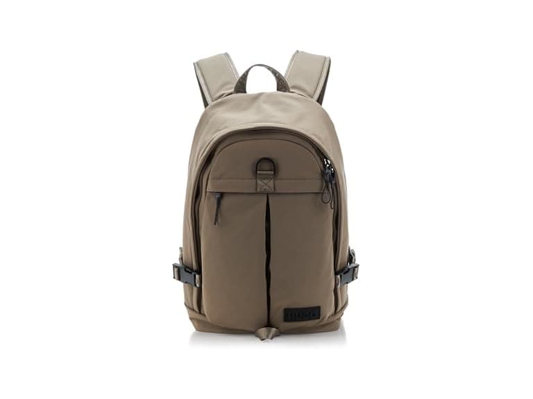 HUGO Taric Double Pocket Nylon Backpack - Image 1
