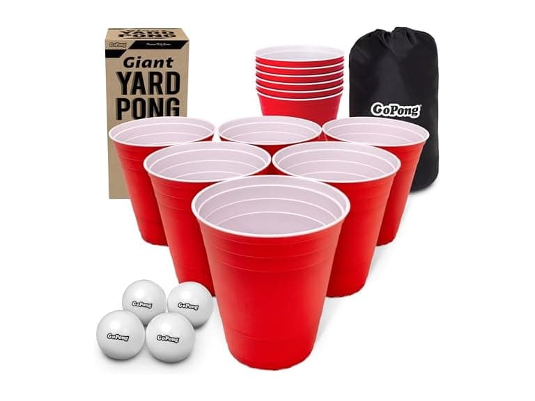 GoPong Giant Yard Pong Outdoor Game - Image 1