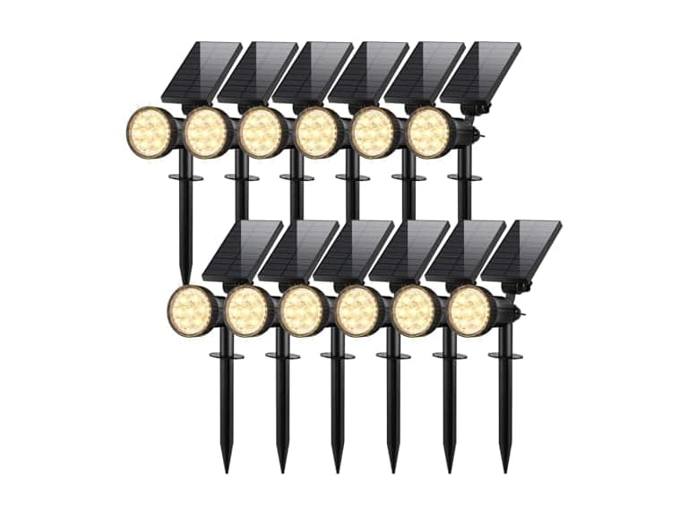 Bosceos B0G5Z37GFK 12 Pack Solar Spot Lights Outdoor - Image 1