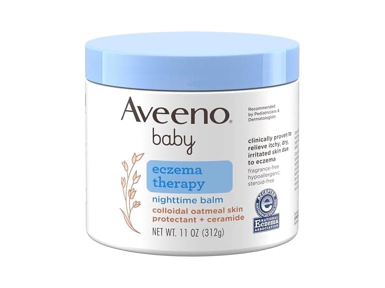 Aveeno Baby Eczema Therapy Nighttime Moisturizing Body Balm - Image 1