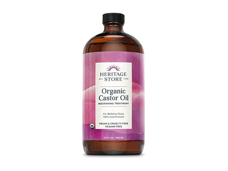 Heritage Store Organic Castor Oil 32oz - Image 1