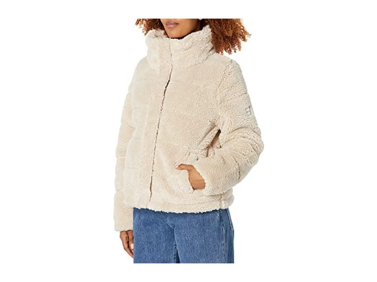 Calvin Klein W. Faux Sherpa Teddy Coat - Image 1
