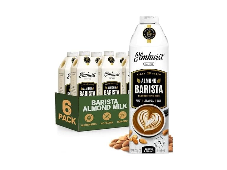 6PK Elmhurst 1925 Almond Milk Barista Edition- 32 oz. - Image 1