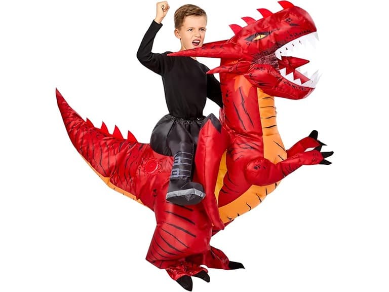 Rubies Fun Inflatable Red Dragon Costume - Image 1