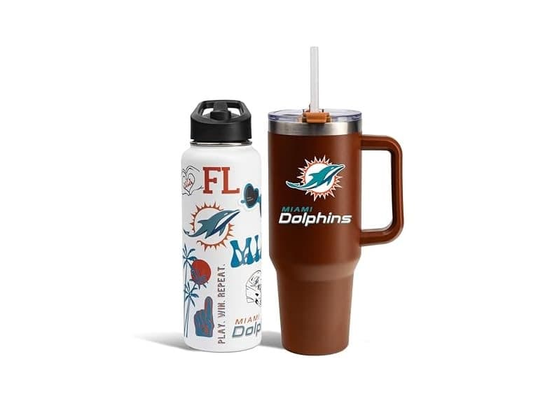 MIAMI DOLPHINS Bottle & Tumbler Set - Image 1