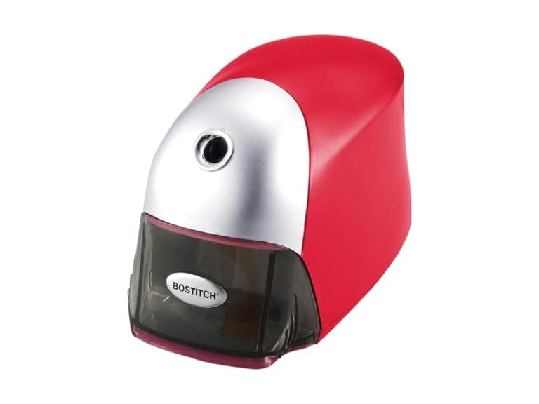 Bostitch QuietSharp Pencil Sharpener Red - Image 1