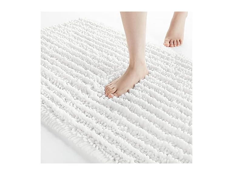 FLOLEOPA Soft Plush Microfiber Bathroom Rugs, - Image 1
