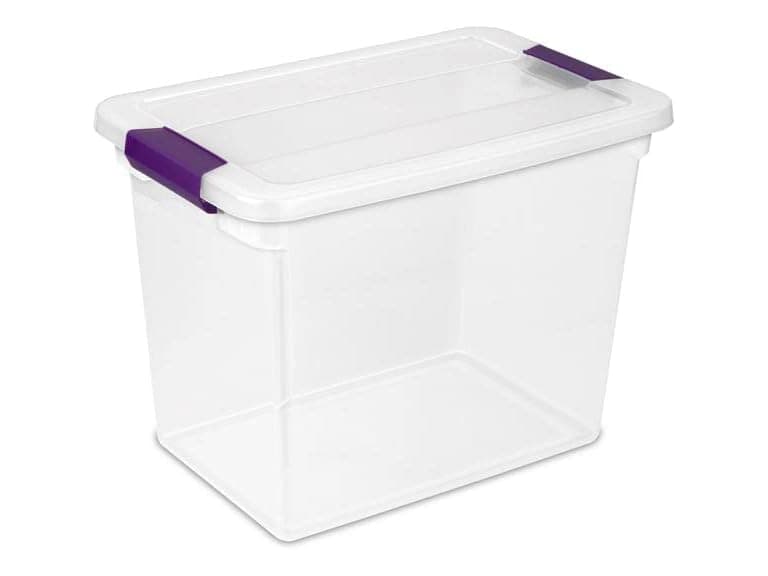 Sterilite Clear View Latch Storage Box, 27-Qts - Image 1