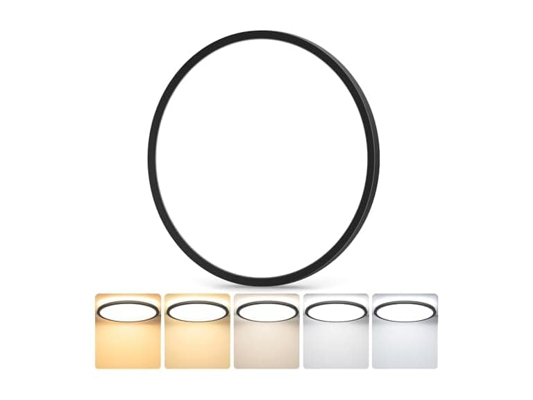 12 Inch 3200LM Dimmable LED Flush Mount Ceiling Light - Image 1