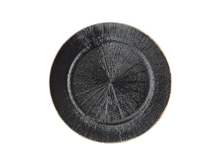 SARO LIFESTYLE Textured Decorative Charger Plates (Set of 4) - Image 1